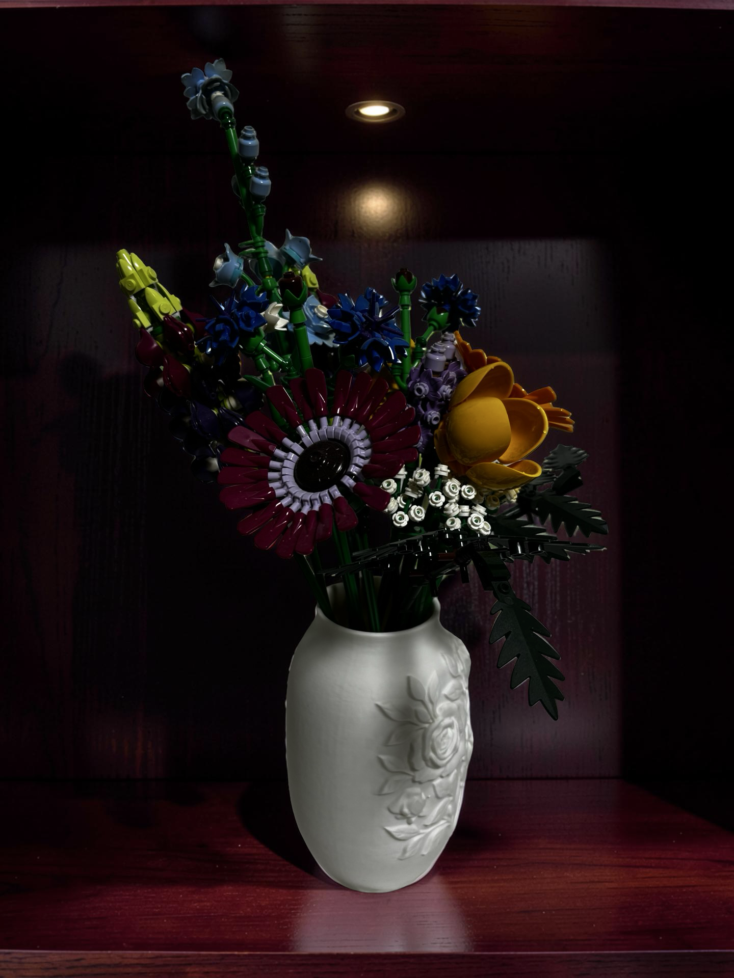 Rose Vase For Lego Flowers Bouquet, Roses 10280 10374 All Botanicals Collections
