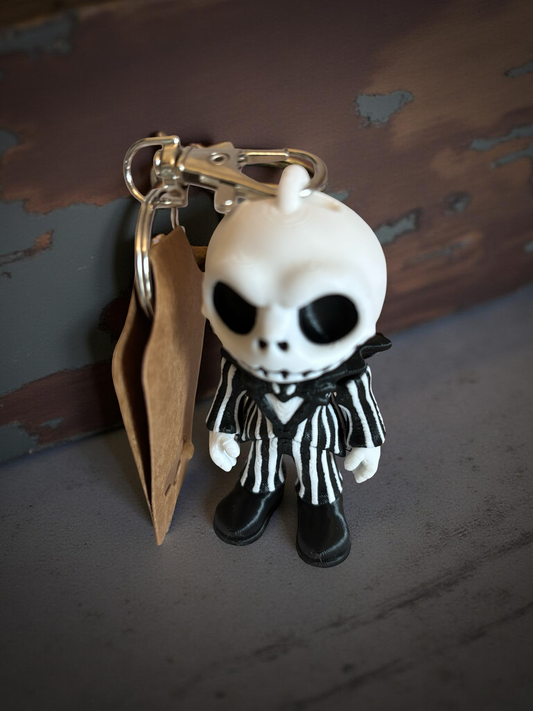 Horror Jack Skellington Keychain 7.5cm Nightmare Before Christmas