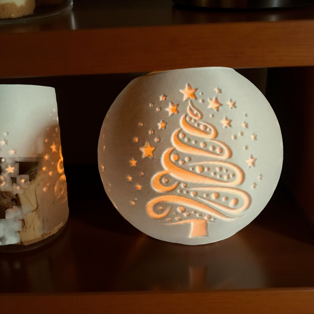 Trio of Christmas Tree Tealight Holders