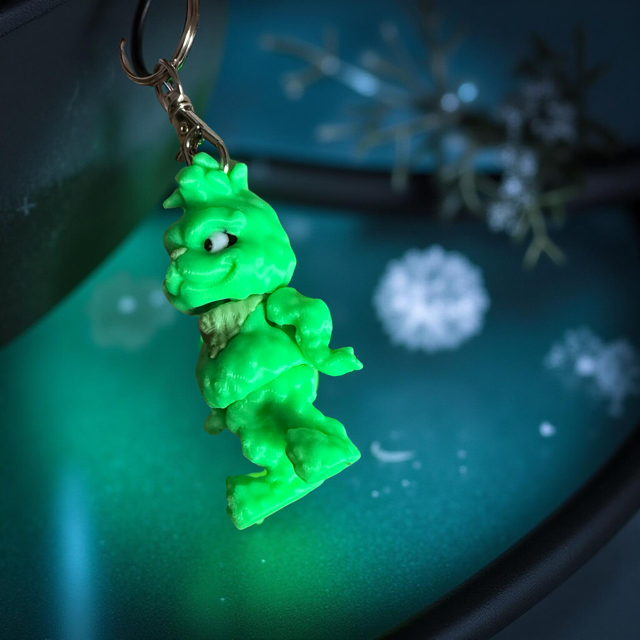 Grinch Keychain