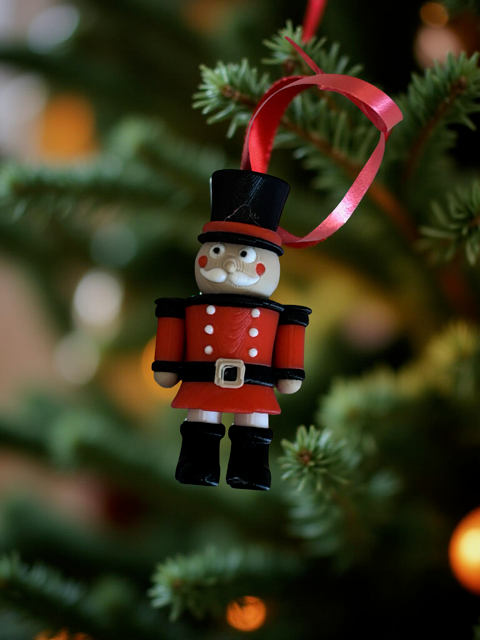Nutcracker Keychain/Fidget/Christmas Tree Decoration