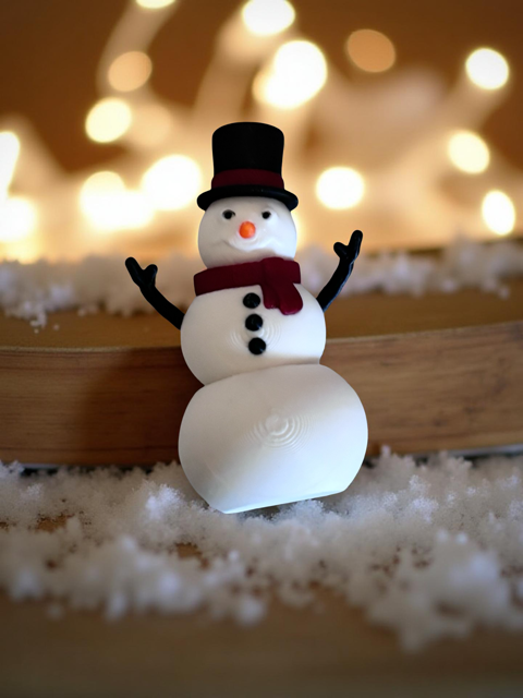 Snowman Keychain/Fidget/Christmas Tree Decoration