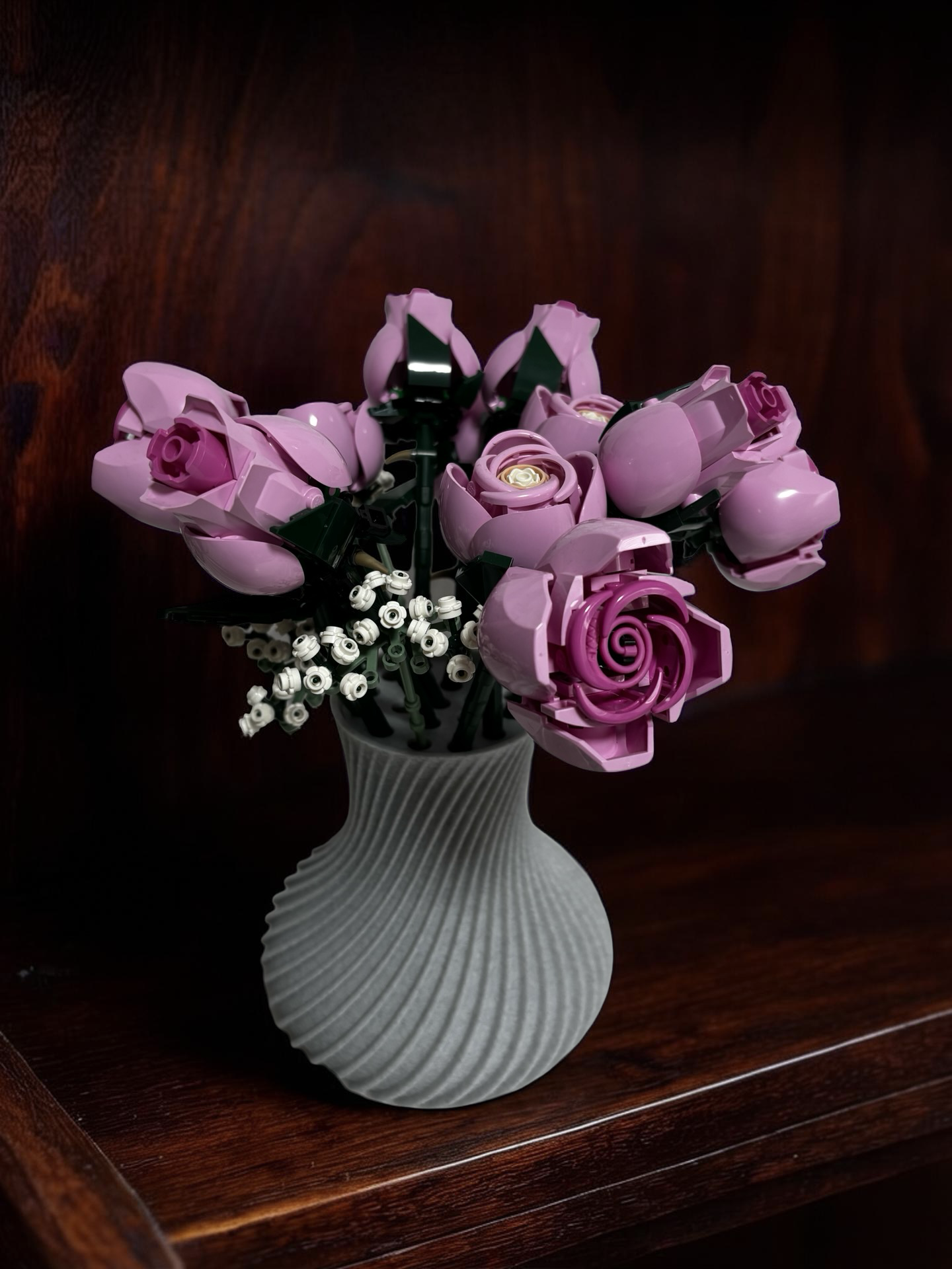 Display Vase For Lego Bouquet, Artificial Flowers or Roses 10342 Botanicals