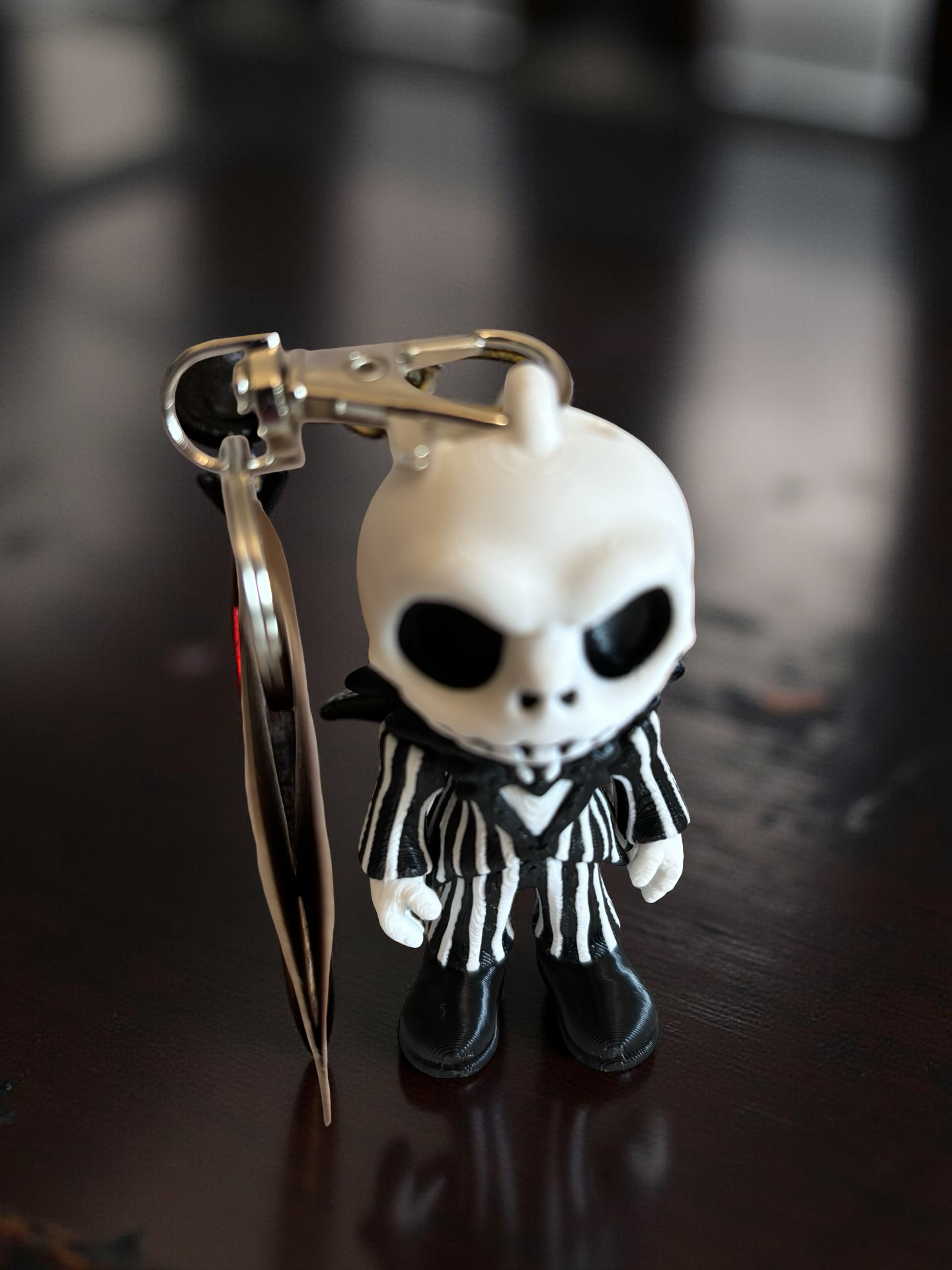 Horror Jack Skellington Keychain 7.5cm Nightmare Before Christmas