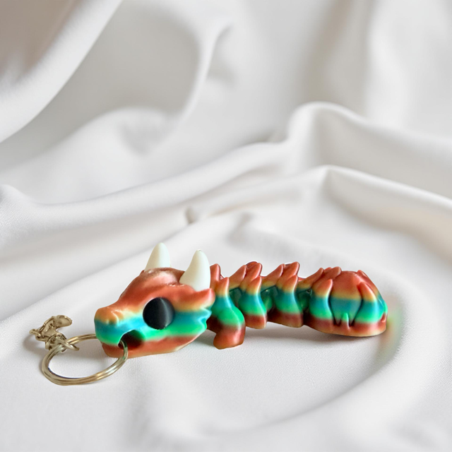 Fleximals Cute Flexi 3D Printed Animal Buddies- Keychains