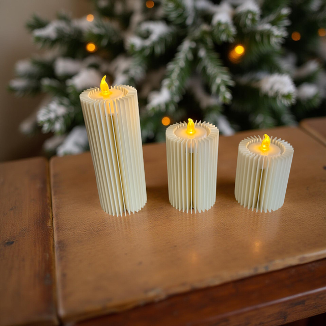Trio of Interlocking Tealight Holders