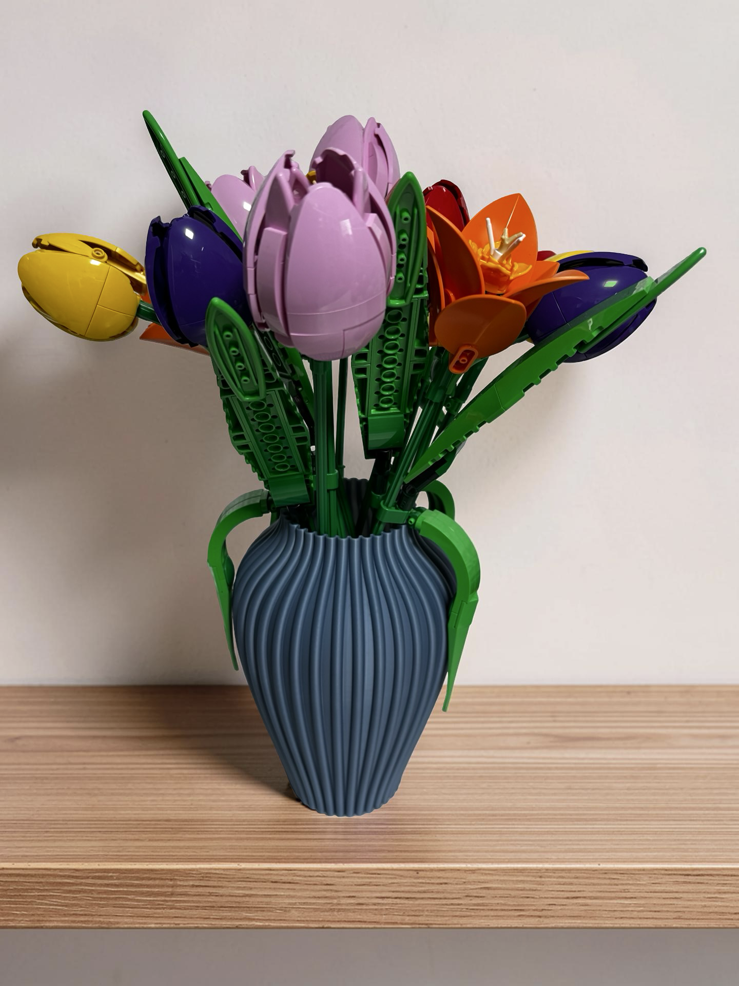 Modern Vase For Lego Bouquets & flower Sets 18cm for Home Decor