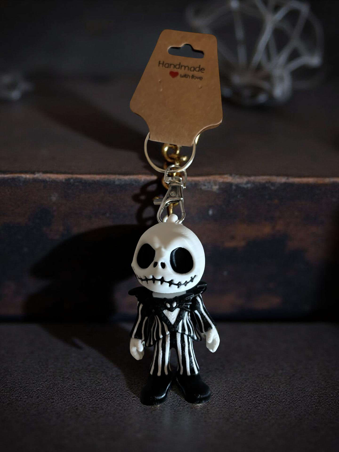 Horror Jack Skellington Keychain 7.5cm Nightmare Before Christmas