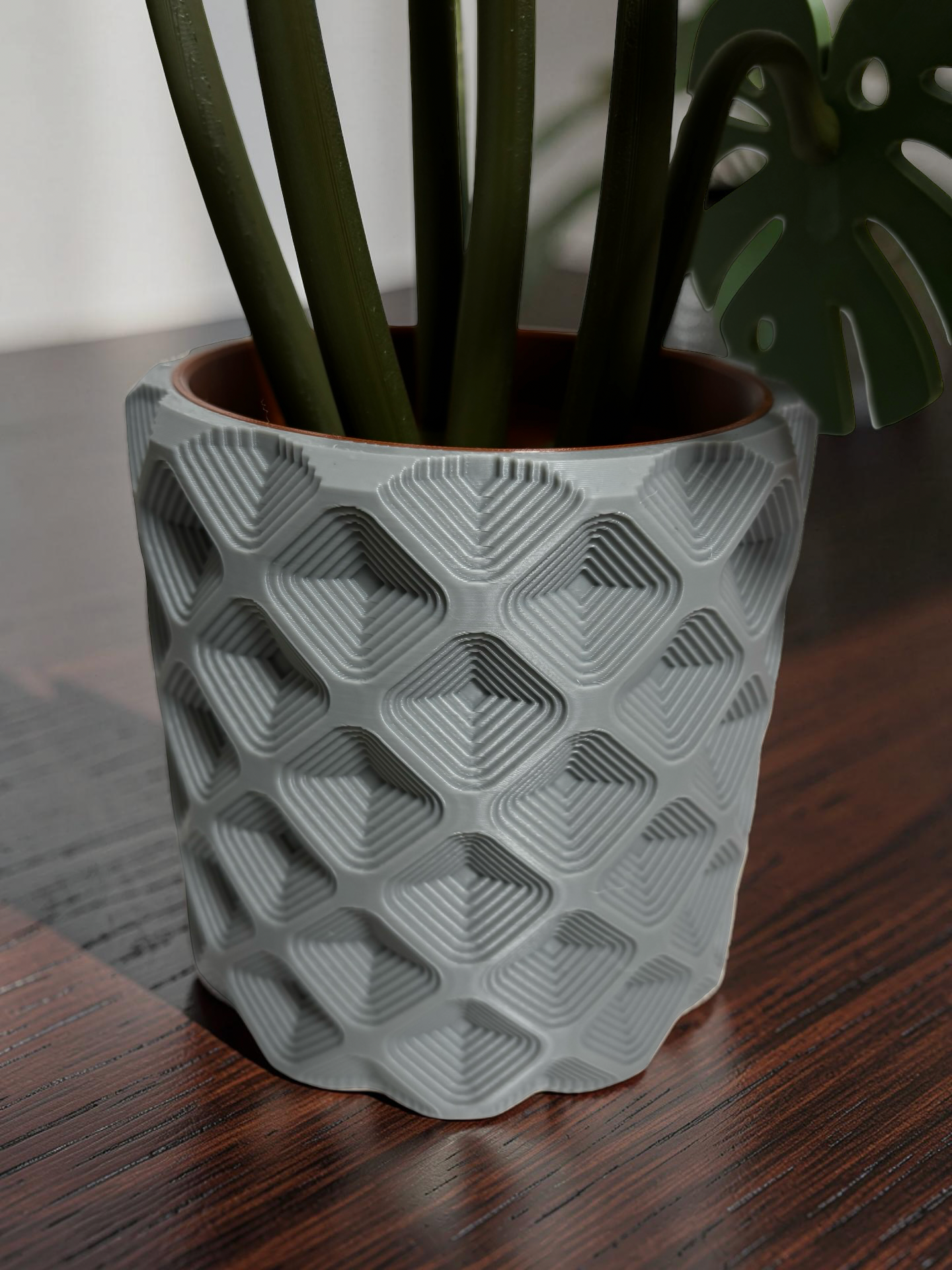 Monstera Coaster Set with Magnetic Holder | 6 Leaf Coasters | Modern decor
