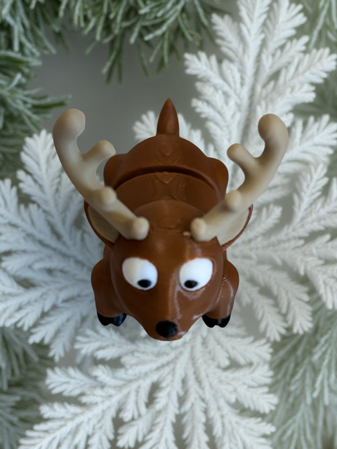 Reindeer Keychain/Fidget/Christmas Tree Decoration