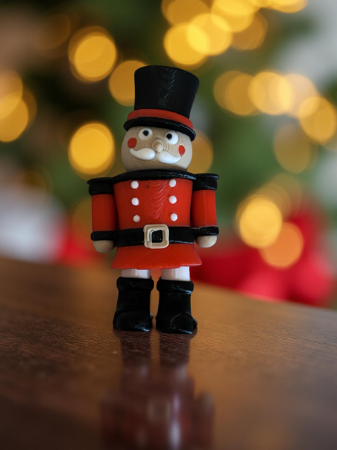 Nutcracker Keychain/Fidget/Christmas Tree Decoration