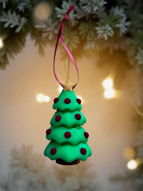 Christmas Tree Keychain/Fidget/Christmas Tree Decoration