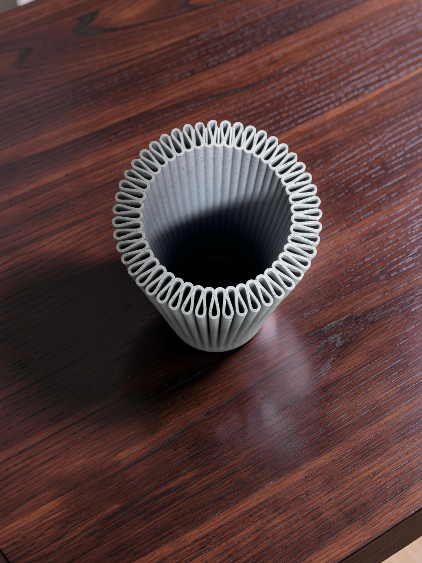 Vase for LEGO Sunflowers Bouquet 11502 | Modern Ribbed Vase | 18cm Tall