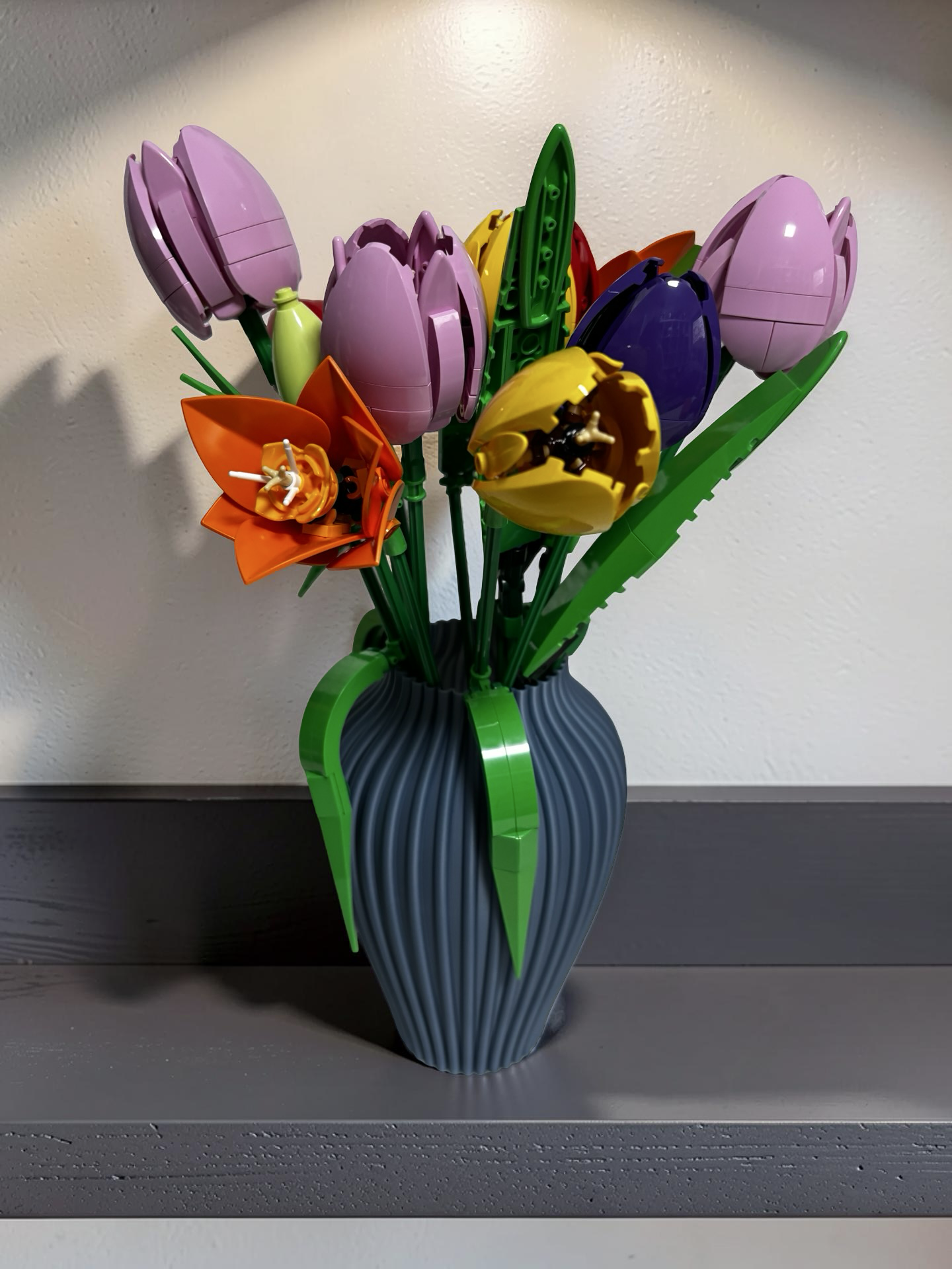 Modern Vase For Lego Bouquets & flower Sets 18cm for Home Decor