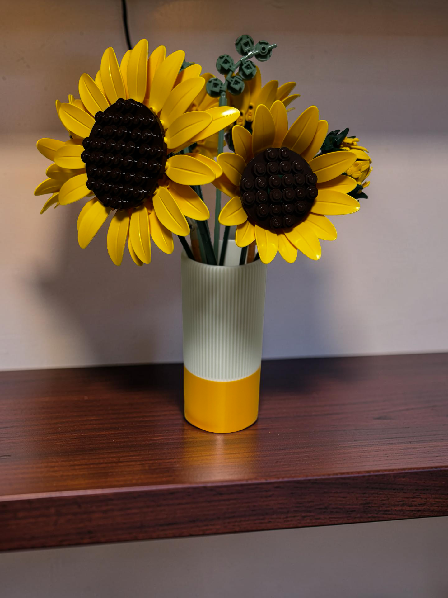 Vases For All LEGO Flowers Sets, Botanicals & Roses In A Modern Ribbed Design