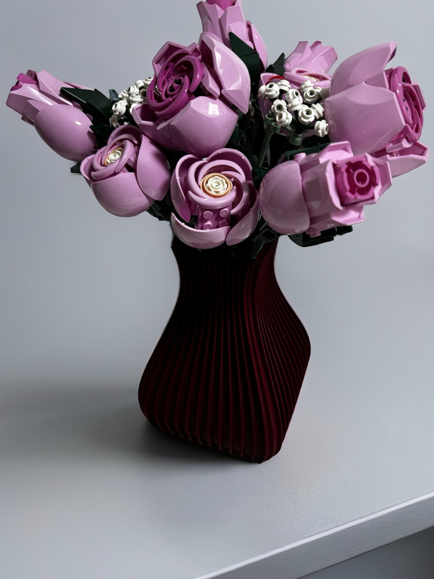 Vase For Lego Flowers Bouquet, Roses 10280 10374 & All Botanicals Collections