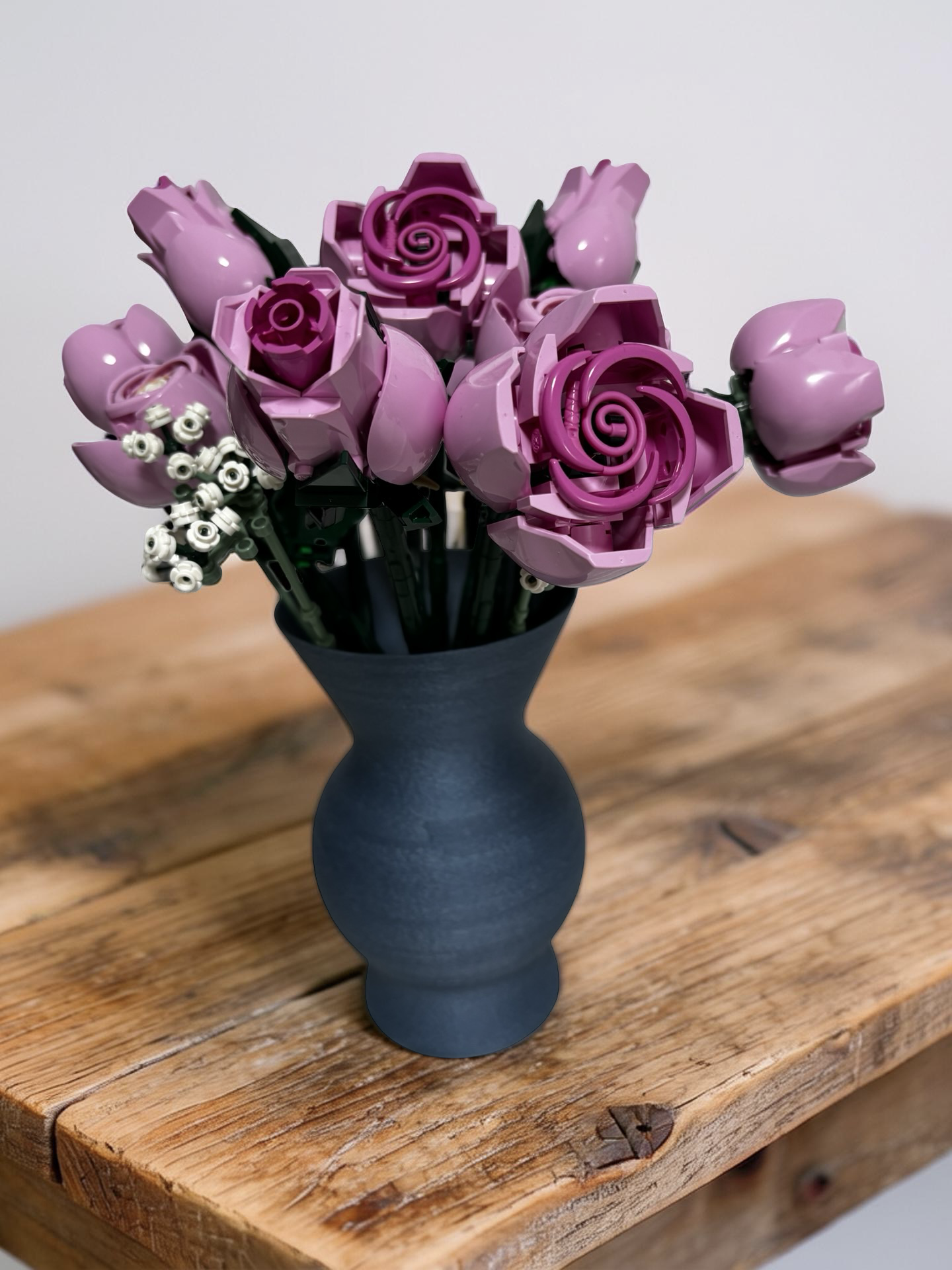 Vase For Lego Flowers Bouquet, Roses 10280 10374 & All Botanicals Collections