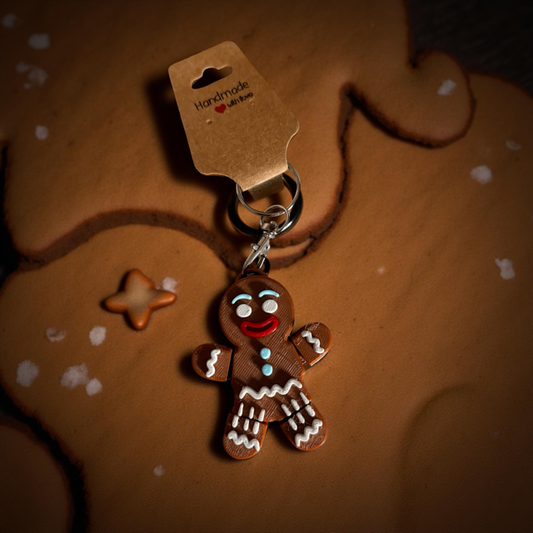 Gingerbread Man Keychain
