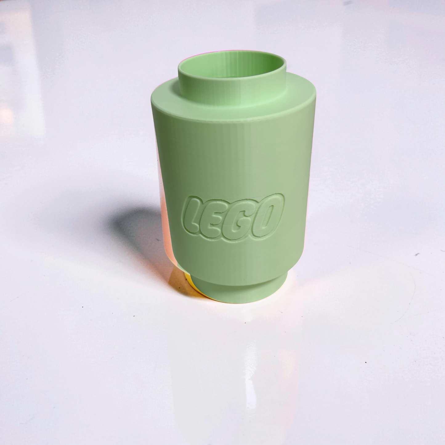 Lego Inspired Cylinder Vase – Perfect for LEGO® Botanicals Displays 10280