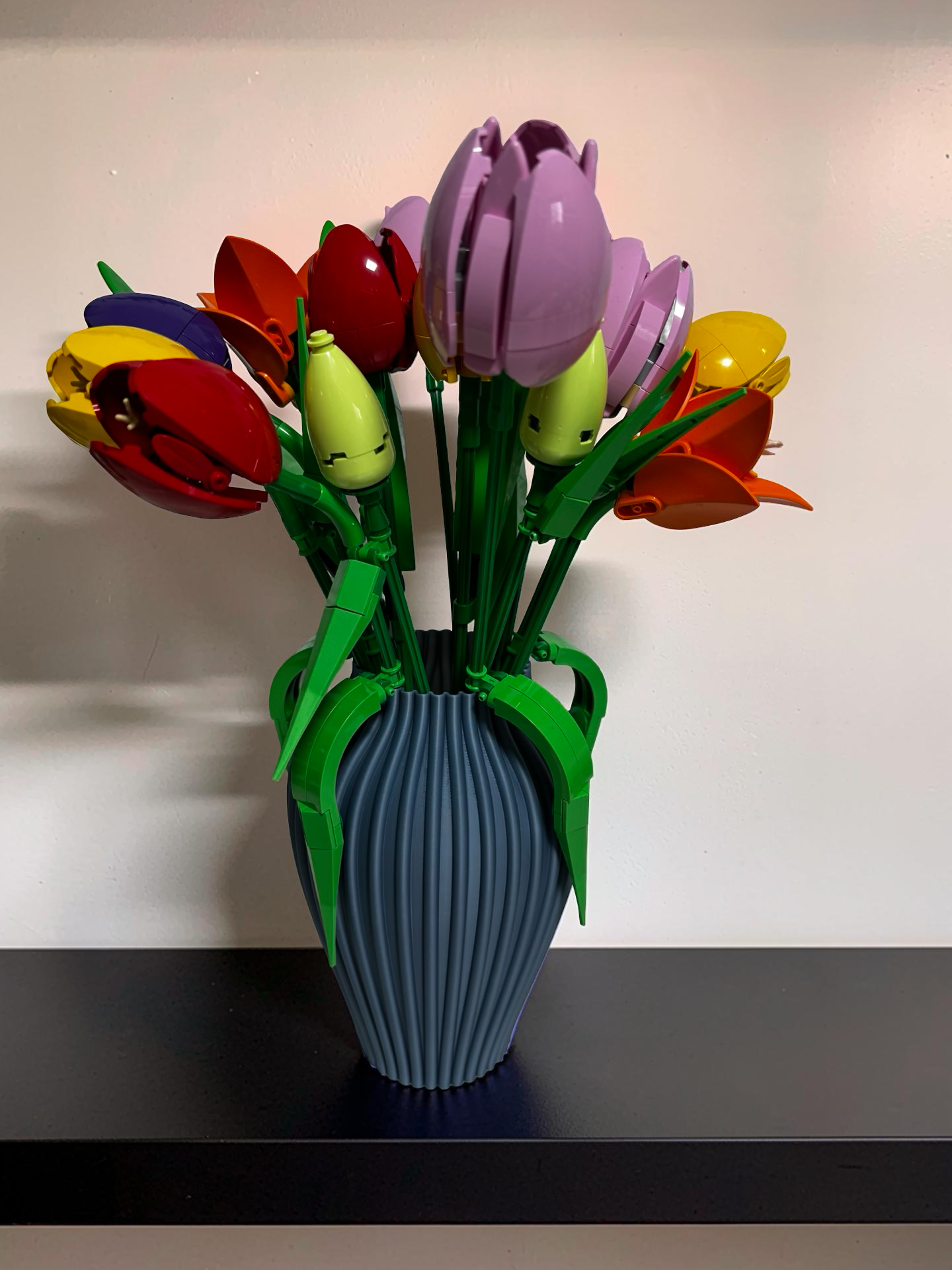 Modern Vase For Lego Bouquets & flower Sets 18cm for Home Decor