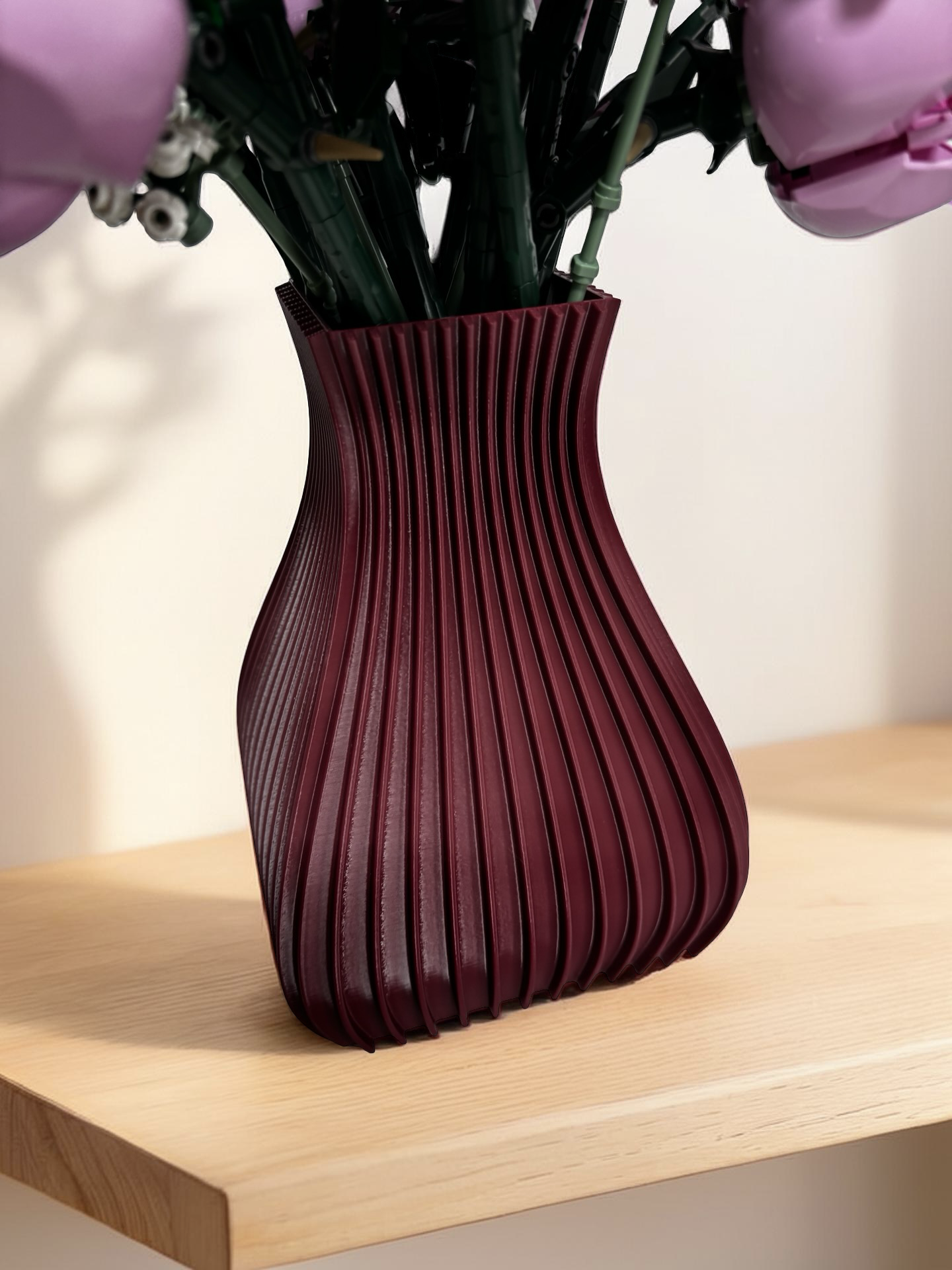 Vase For Lego Flowers Bouquet, Roses 10280 10374 & All Botanicals Collections