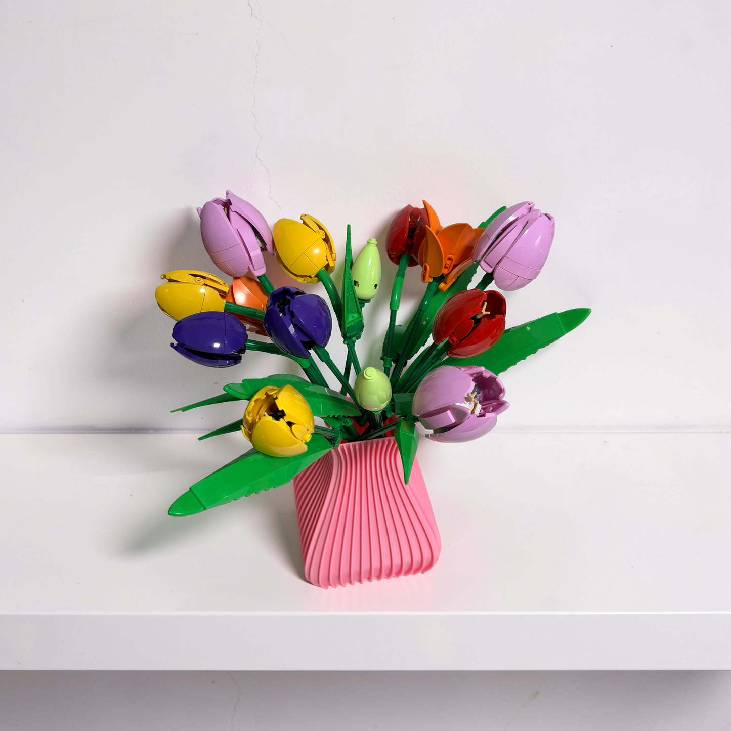 Vase For Lego Flowers Bouquet, Roses 10280 10374 & All Botanicals Collections