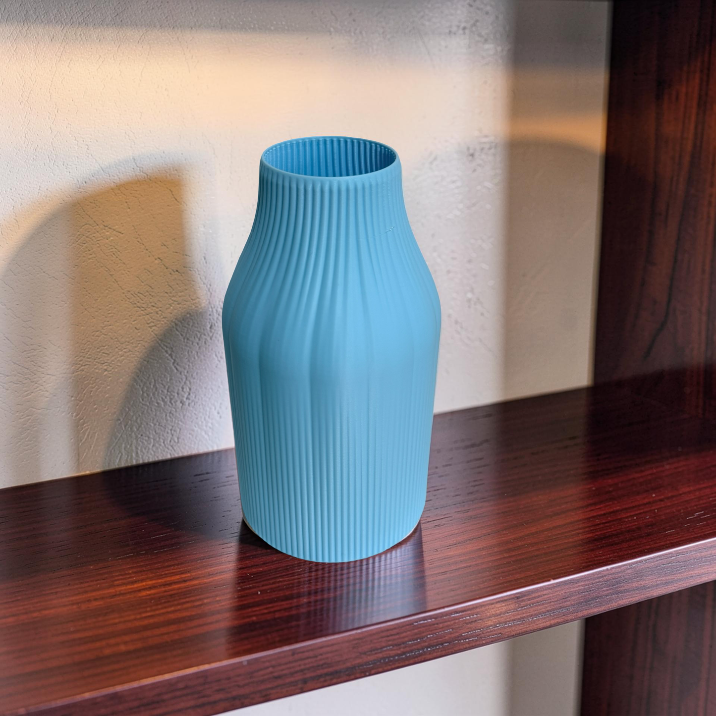 Vase for Lego Botanical Flower Display Vase 17cm Ribbed Cylinder
