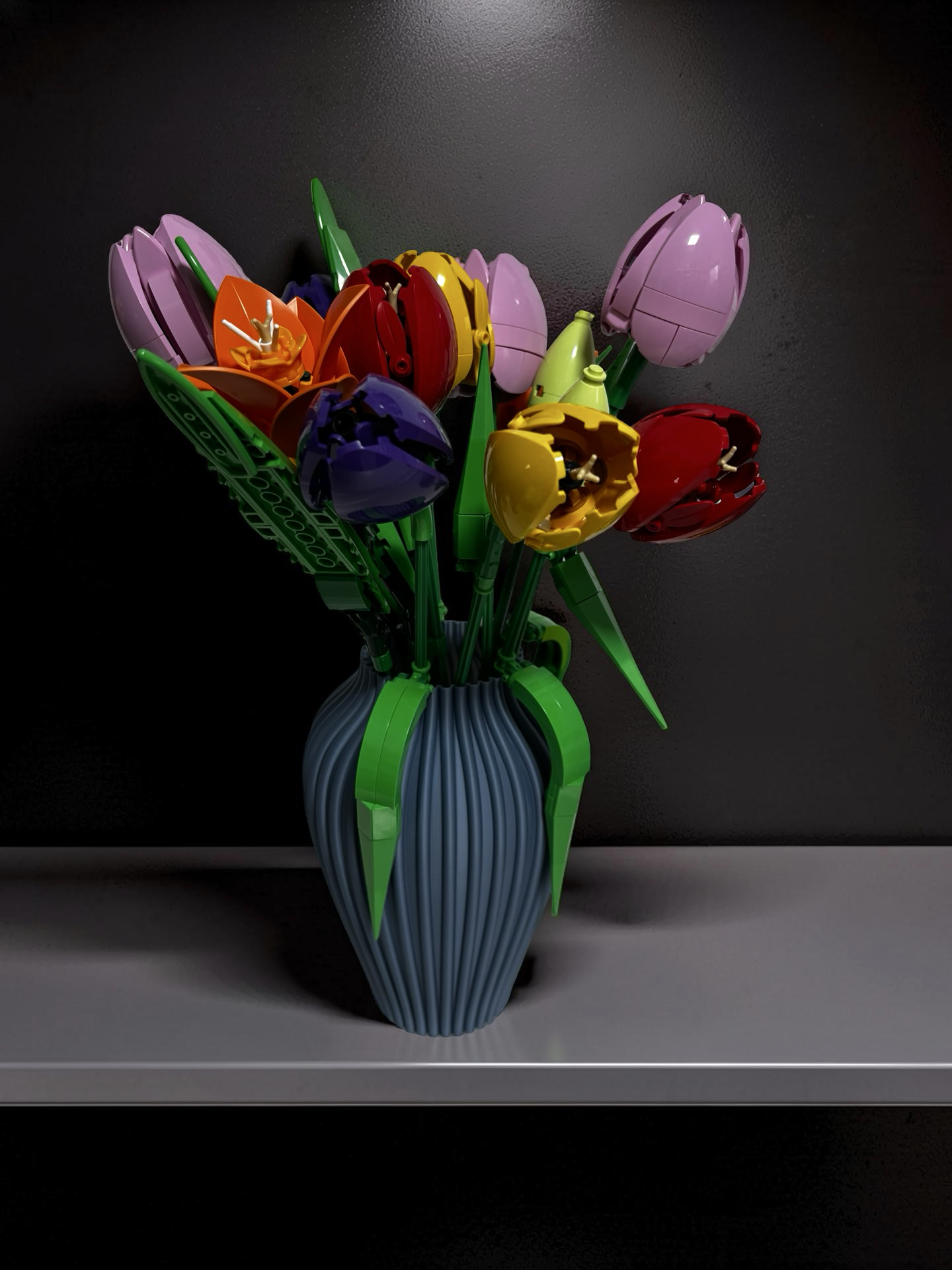 Modern Vase For Lego Bouquets & flower Sets 18cm for Home Decor