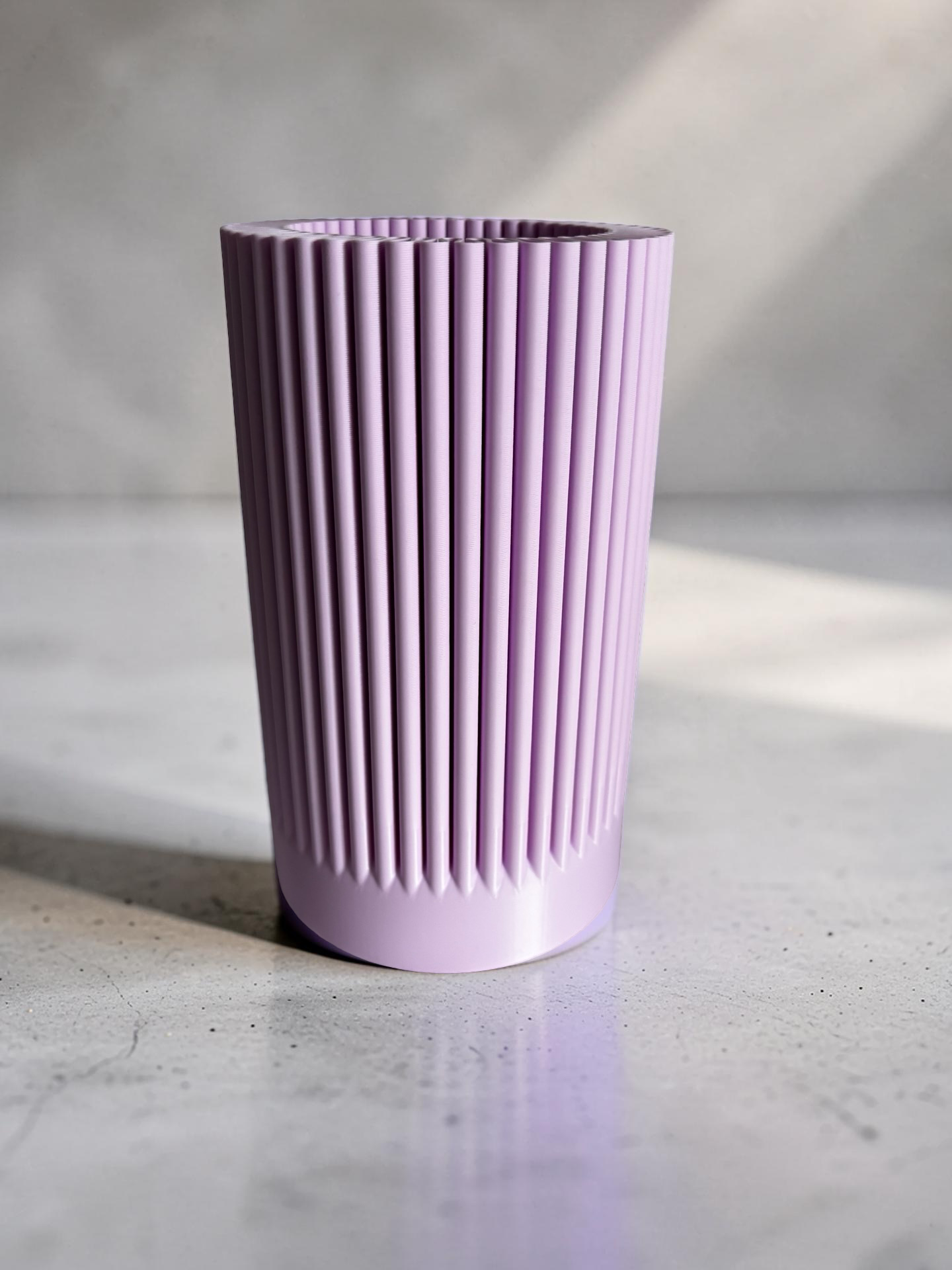 Vases For All LEGO Flowers Sets, Botanicals & Roses In A Modern Ribbed Design