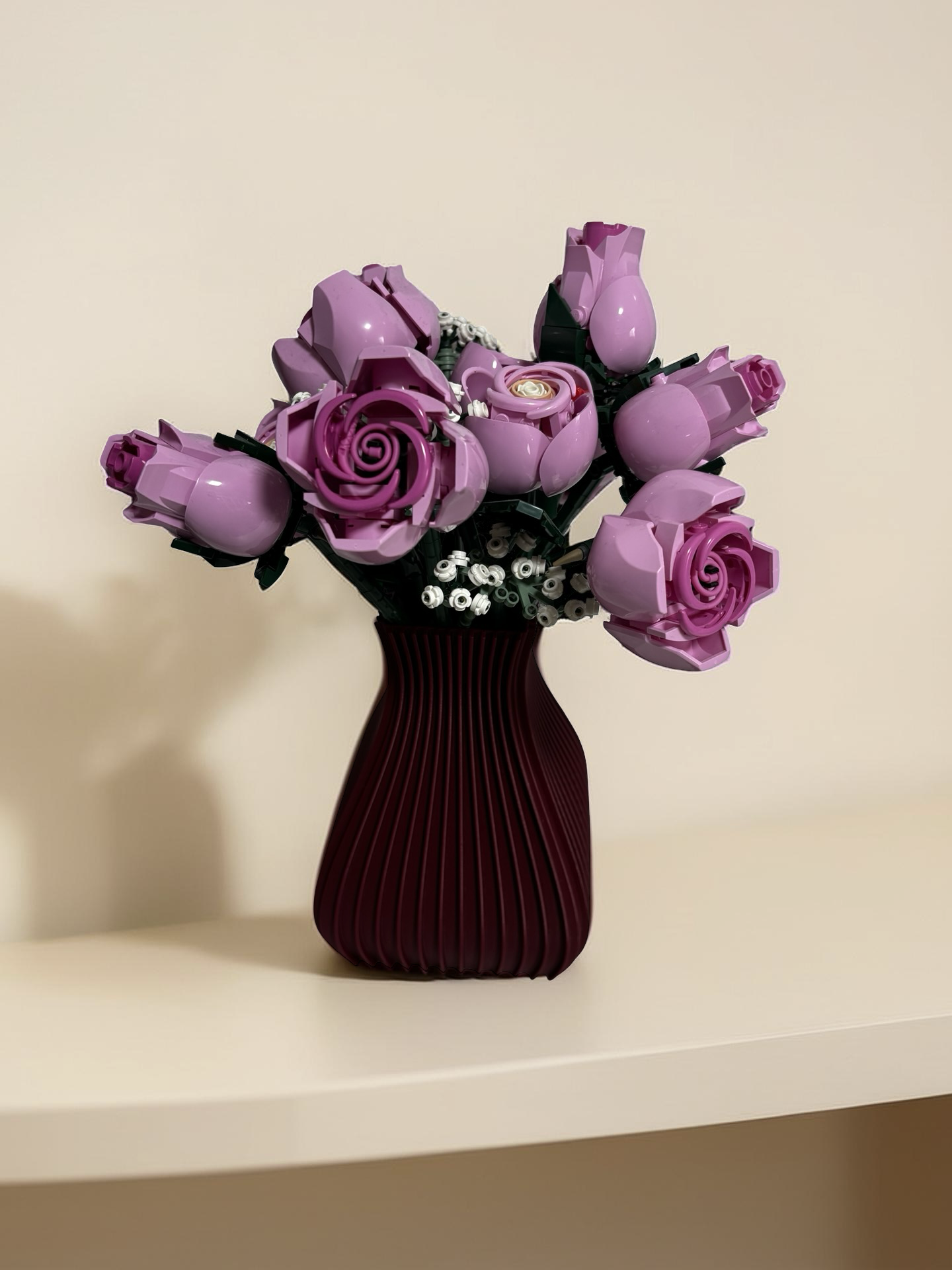Vase For Lego Flowers Bouquet, Roses 10280 10374 & All Botanicals Collections