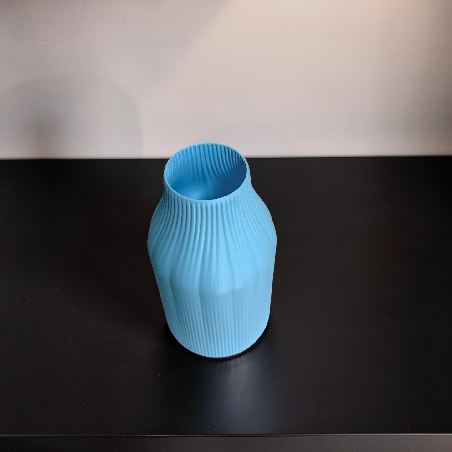 Vase for Lego Botanical Flower Display Vase 17cm Ribbed Cylinder