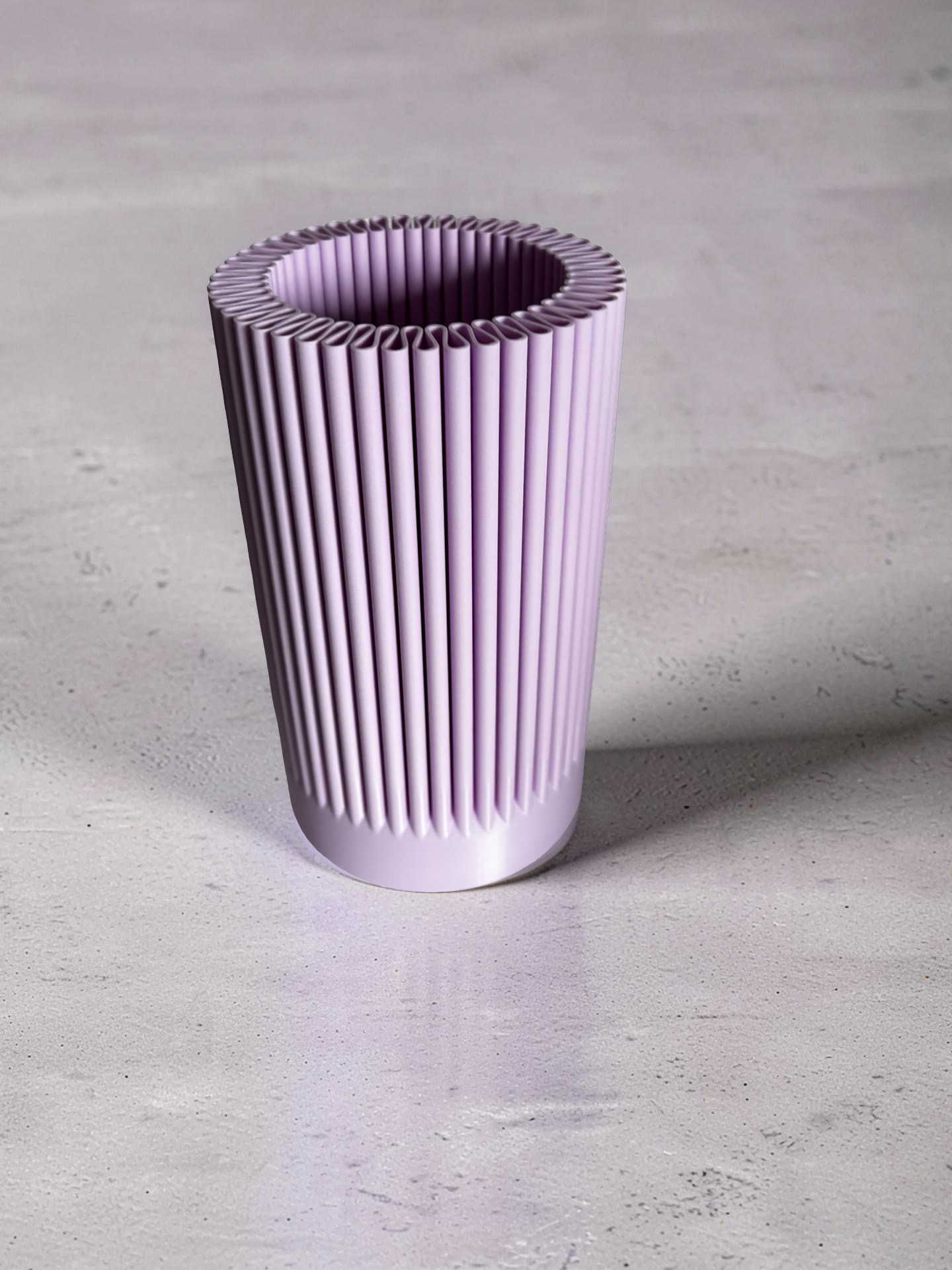 Vase for LEGO Bouquets, Botanicals & Flowers Sets 10313 | Modern Ribbed Vase