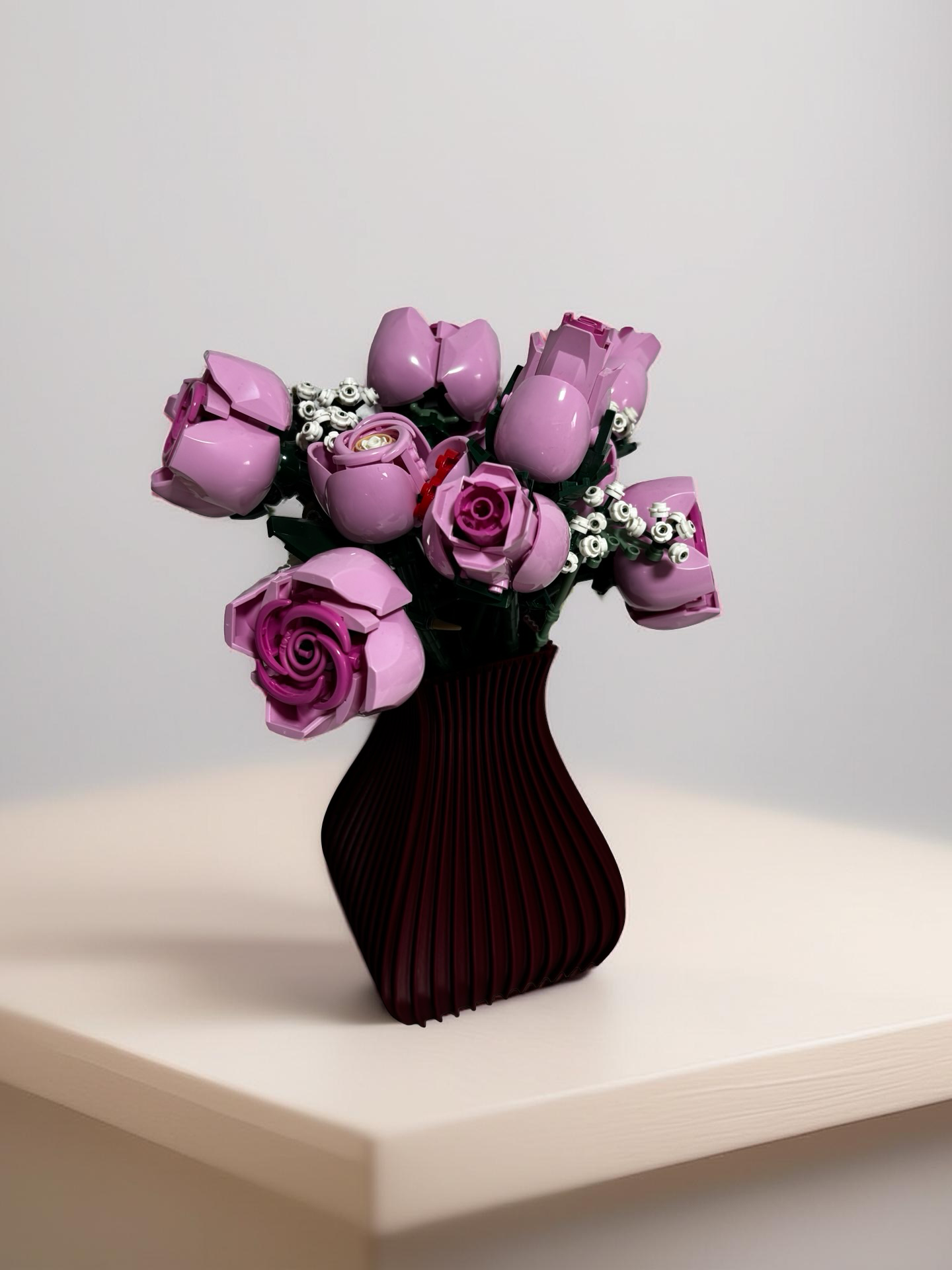 Vase For Lego Flowers Bouquet, Roses 10280 10374 & All Botanicals Collections